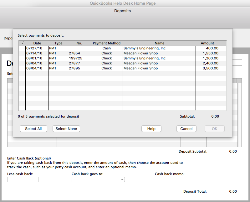 quickbooks for mac 2016 beginning balance different reconcile