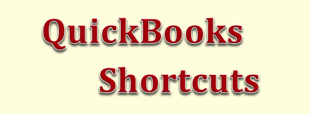 QuickBooks Shortcuts