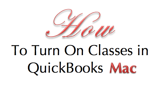 does quickbooks for mac track classes