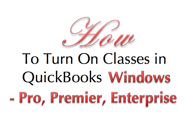 class tracking in quickbooks for mac